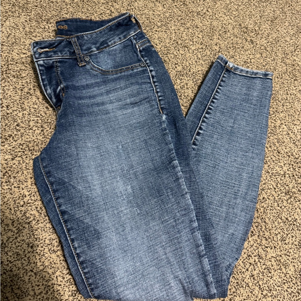 Maurices Dark Blue Skinny Jeans